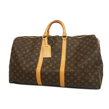 LOUIS VUITTONAuth  Monogram Keepol 55 M41424 Boston Bag