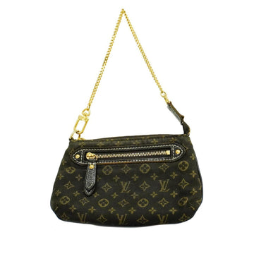 LOUIS VUITTON Pouch Monogram Miniline Mini Pochette Accessory M95668 Ebene Ladies