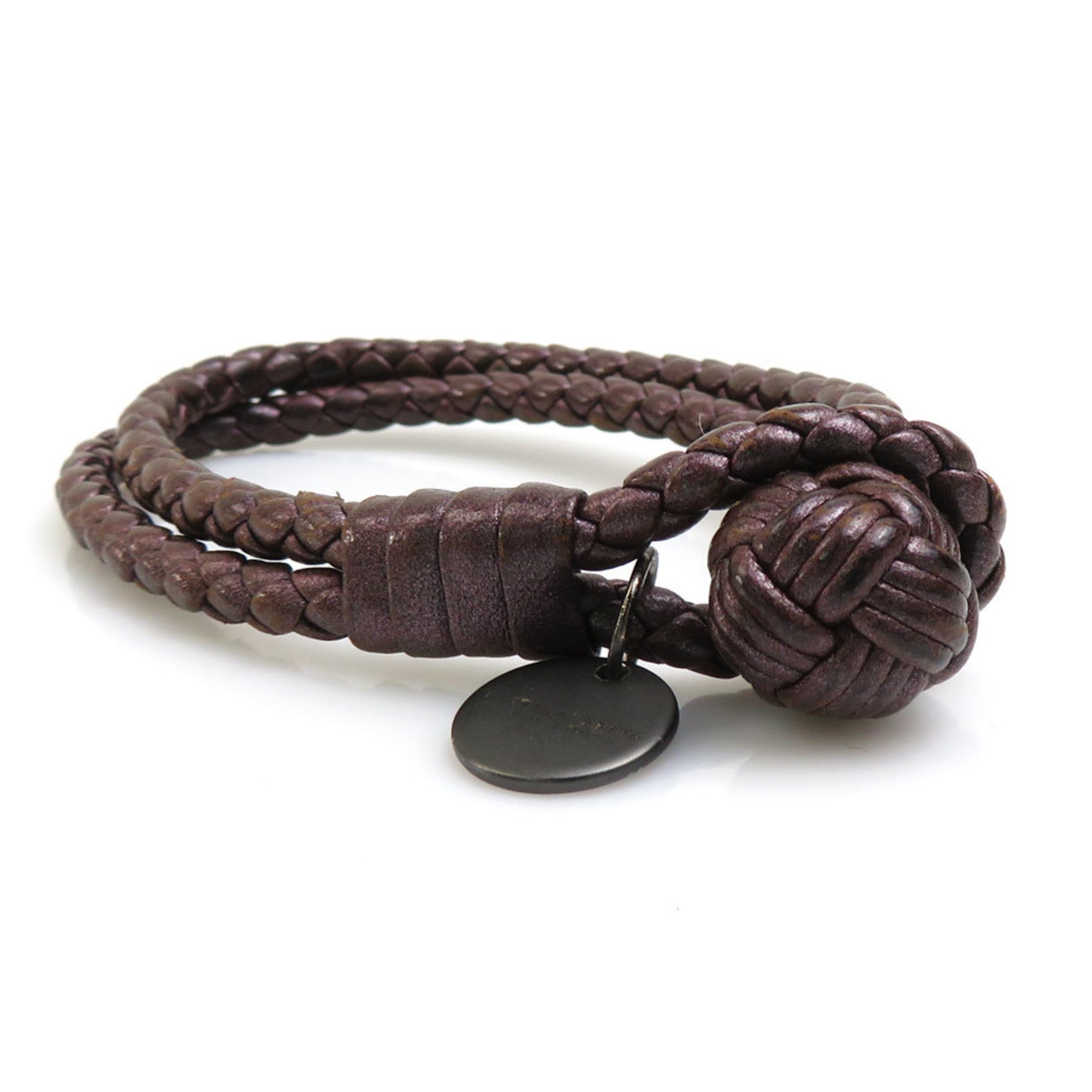 Sell Bottega Veneta Intrecciato Bracelet with Snakeskin - Black |  HuntStreet.com