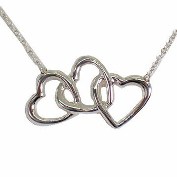 TIFFANY/ 925 triple heart pendant/necklace