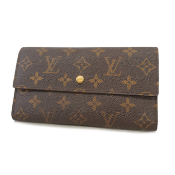 Louis Vuitton Trifold Long Wallet Monogram Porto Tresor International M61215