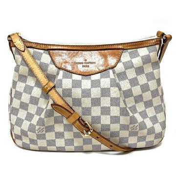 LOUIS VUITTON Damier Azur Syracuse PM N41113 Bag Shoulder Women's