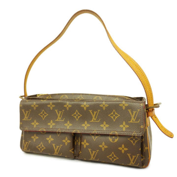 LOUIS VUITTON Shoulder Bag Monogram Viva Shite MM M51164 Brown Ladies