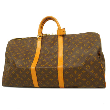 LOUIS VUITTONAuth  Monogram Keepol 55 M41424 Men,Women,Unisex Boston Bag