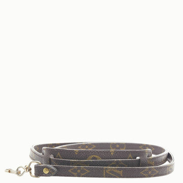 LOUIS VUITTON Monogram Shoulder Strap Brown PVC Ladies