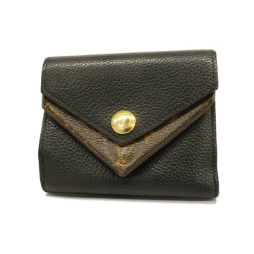 LOUIS VUITTONAuth  Monogram Portfoy Duble V Compact M64420 Women's Wallet Noir