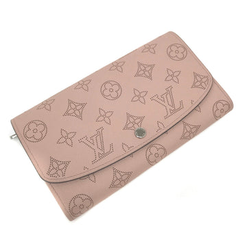 Louis Vuitton Purse Mahina Portofeuil Iris M60145 Leather Magnolia Pink Ladies LOUIS VUITTON