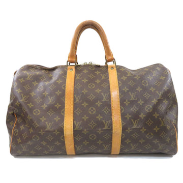 Louis Vuitton M41416 Keepall 50 Monogram Boston Bag Canvas Unisex LOUIS VUITTON