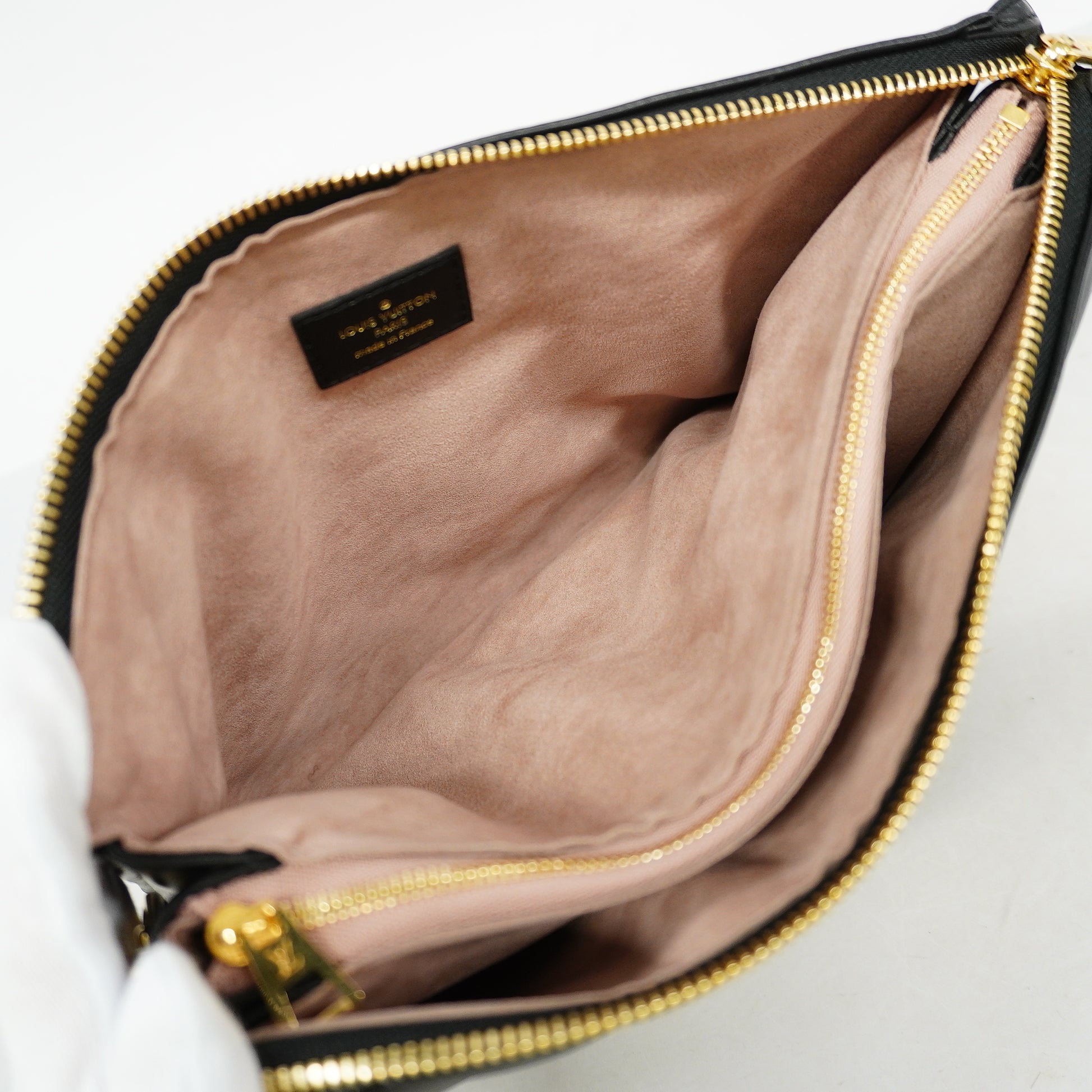 Louis Vuitton Monogram Embossed Kussan PM M57790 Women's Shoulder Bag in  2023