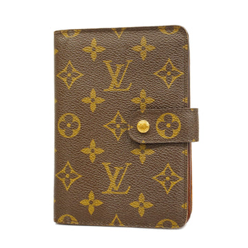 LOUIS VUITTONAuth  Monogram Porto Papier Zip M61207 Men,Women,Unisex Wallet