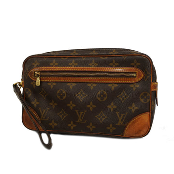 LOUIS VUITTONAuth  Monogram Marley Dragonne GM M51825 Clutch Bag