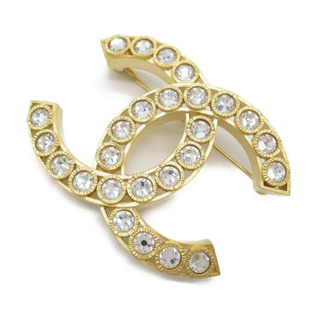 CHANEL Brooch COCO Mark P22A Gold Gold Plated