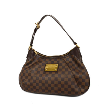 LOUIS VUITTON Shoulder Bag Damier Thames GM N48181 Ebene Ladies