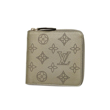 LOUIS VUITTON Wallet Mahina Zippy Compact M81653 Silver Ladies