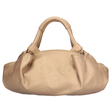 LOEWE Nappa Aire Handbag Leather Gold Ladies