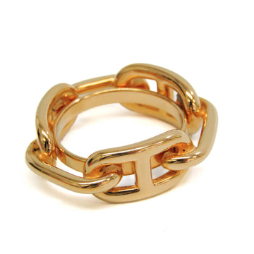 HERMES Metal Scarf Ring Gold Lugate Shane Dunkle