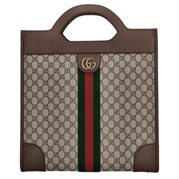 Gucci Ophidia GG Supreme Handbag Canvas Beige Unisex