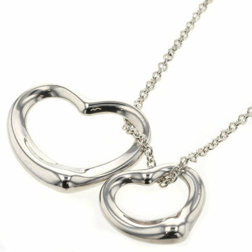 TIFFANY necklace double open heart silver 925 ladies &Co.