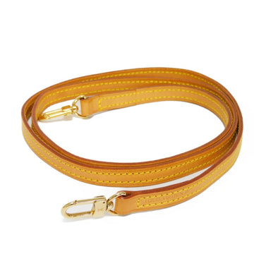 LOUIS VUITTON Shoulder Strap Bandouliere 120 Tanned Leather Width 1.2cm Long Not Adjustable LV Logo Natural J00145 Men's Women's