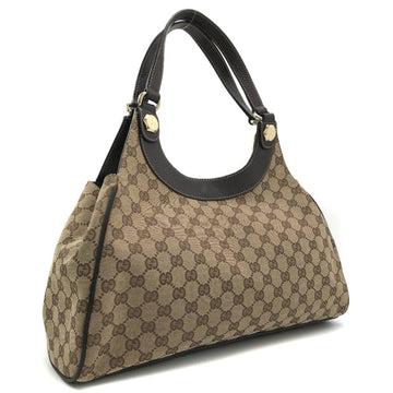 Gucci Handbag GG Canvas 154981 Leather Ladies GUCCI