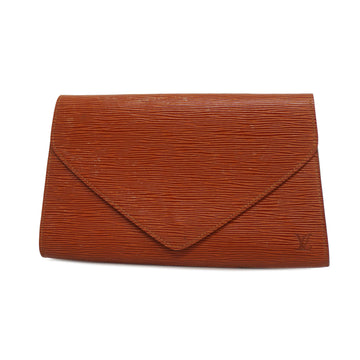 LOUIS VUITTONAuth  Epi Art Deco M52637 Women's Clutch Bag Kenyan Brown