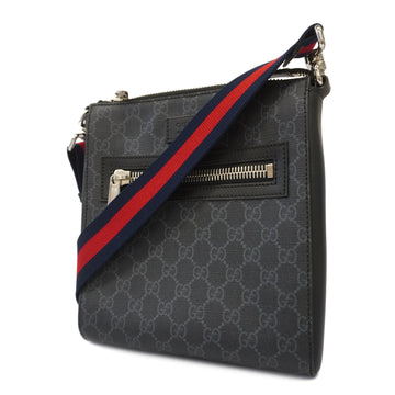 Gucci Shoulder Bag 523599 Men's GG Supreme Black