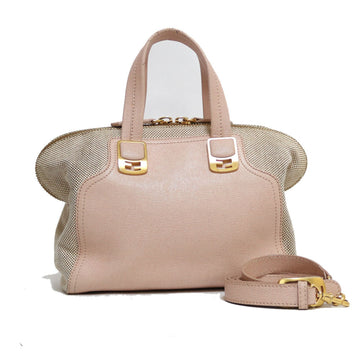 Fendi Shoulder Bag Handbag Pink Ladies