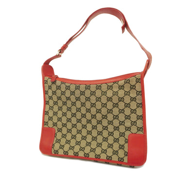 GUCCI[3zc3878] Auth  shoulder bag GG canvas 001 4205 navy/red gold metal