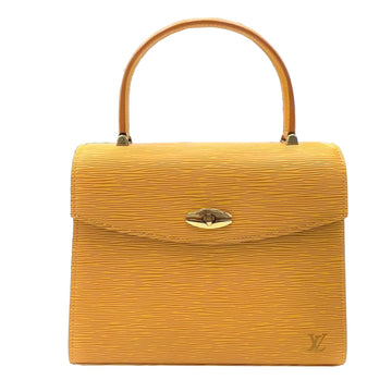 LOUIS VUITTON Malesherbes Epi Handbag Ladies Yellow Leather M52379 MI0975