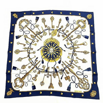 HERMES Carre90 Scarf LE Cles Brand Accessories Women's