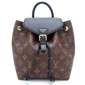 LOUIS VUITTON Monogram Monsouris NM BB M45516 Rucksack Brown Black 350813