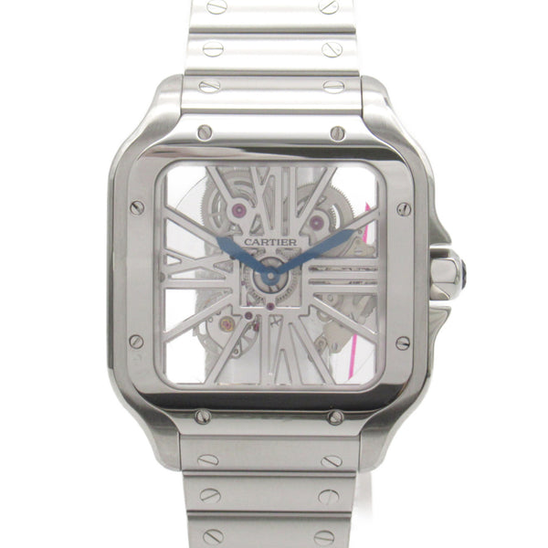 CARTIER Santos de Skeleton LM Wrist Watch Wrist Watch WHSA0007 Hand Wi