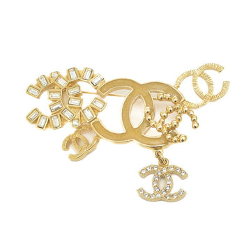 CHANEL Cocomark Brooch GP Gold 09A