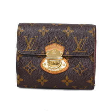 LOUIS VUITTON Trifold Wallet Monogram Portefeuille Joy M60211 Brown Ladies