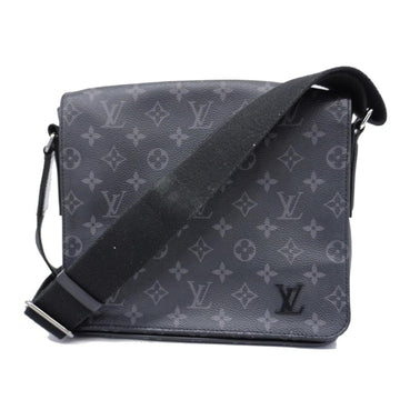 LOUIS VUITTON Shoulder Bag Monogram Eclipse District PM NM2 M45272 Noir Men's