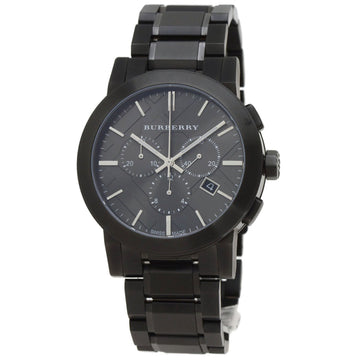 BURBERRY BU9354 the city watch stainless steel SS men's