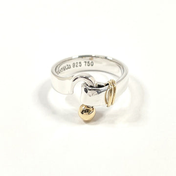 TIFFANY Hook & Eye Ring/Ring Silver 925/K18 Yellow Gold &Co. Women's