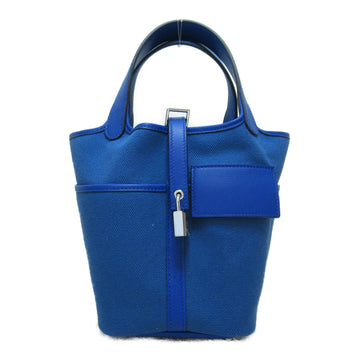 HERMES Picotin Rock PM Cargo Blue Legger/Royal Tote Bag Blue blue leger Blue royale canvas Towar