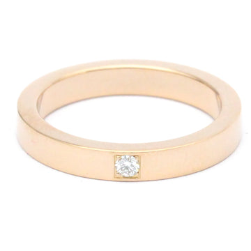 BVLGARI Marie Me 1P Diamond Ring Pink Gold [18K] Fashion Diamond Band Ring Pink Gold