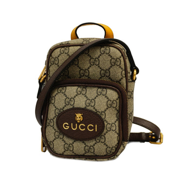 GUCCIAuth  Rucksack 658556 Women's GG Supreme Backpack Beige