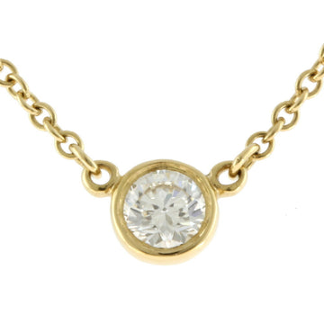 TIFFANY & Co. Necklace 18K Gold Diamond Ladies