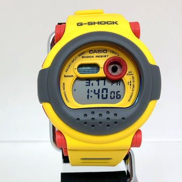 CASIOG-SHOCK G-Shock  watch G-B001MVE-9JR digital quartz DW-001 series yellow gray round face