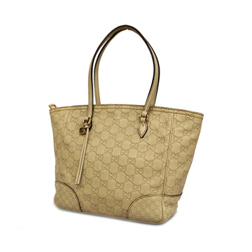 GUCCIAuth ssima Tote Bag  Shima 353119 Women's Leather Tote Bag Ivory