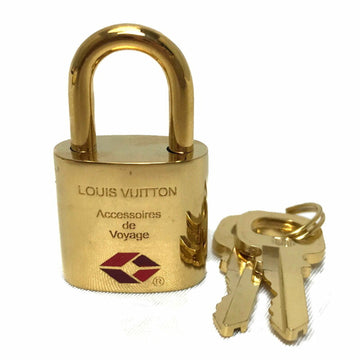 LOUIS VUITTON TSA Padlock Key Gold