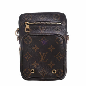 LOUIS VUITTON Monogram Utility Crossbody Shoulder Bag M80746 Brown Women's