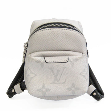 LOUIS VUITTON Taiga Leather Handbag Charm Gray Bijou Sac Neo Discovery M69318