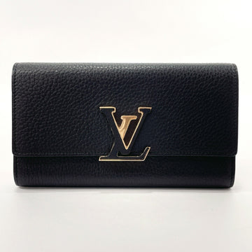 LOUIS VUITTON Portefeuille Capucines Long Wallet Taurillon  M61248 Women's Black