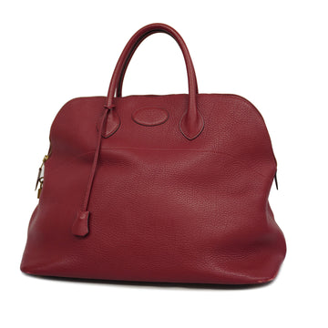 HERMESAuth  Bolide Bolide 45 〇T Stamp Women's Fjord Leather Handbag Rouge