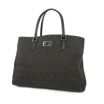 fendi handbag zucchino canvas black