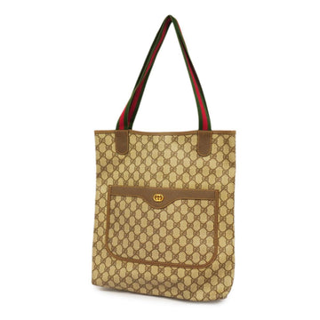 GUCCI Tote Bag GG Supreme Sherry Line 002 123 6487 Brown Ladies